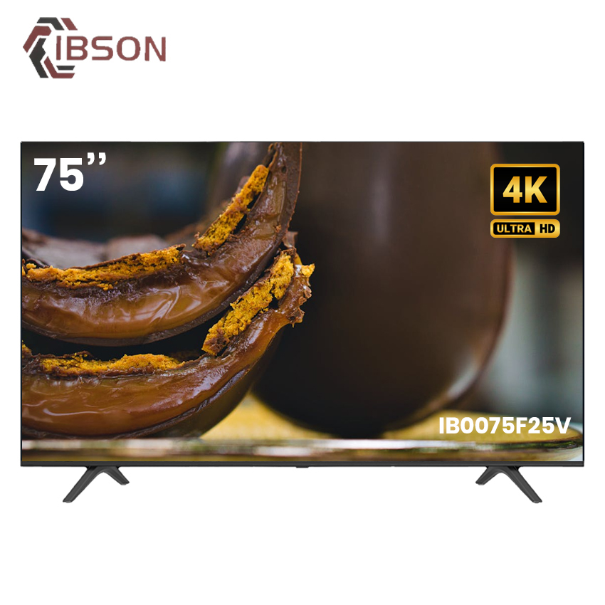 TELEVISEUR IBSON 75 » SMART ANDROID + 2 TELECOMMANDES IB0075F25V